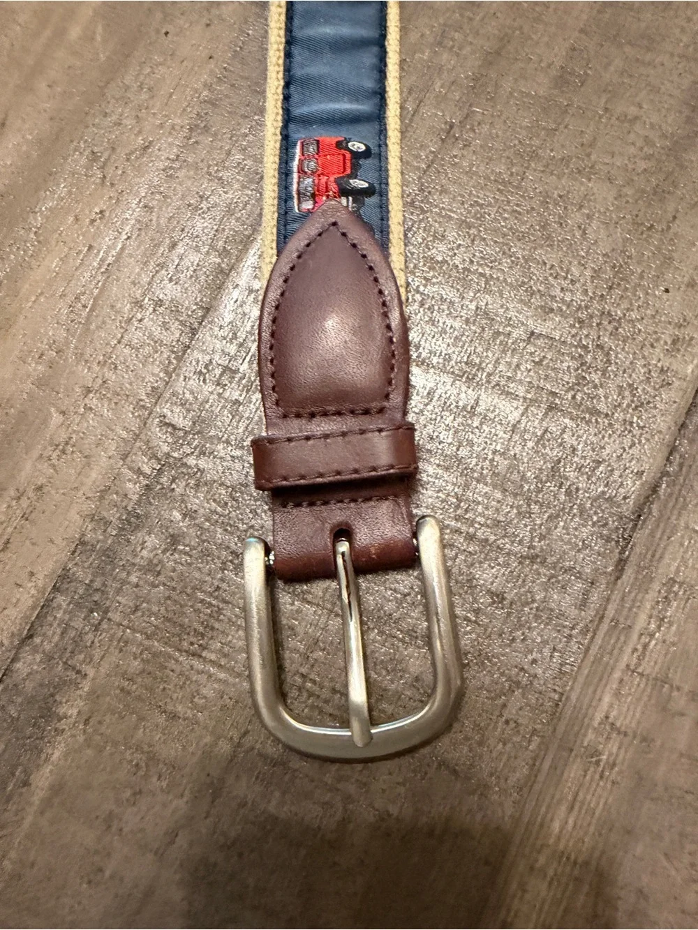 Belted Cow  Vintage 4x4 Jeep Bronco Belt 44’’ Full Grain Leather, Brass buckle